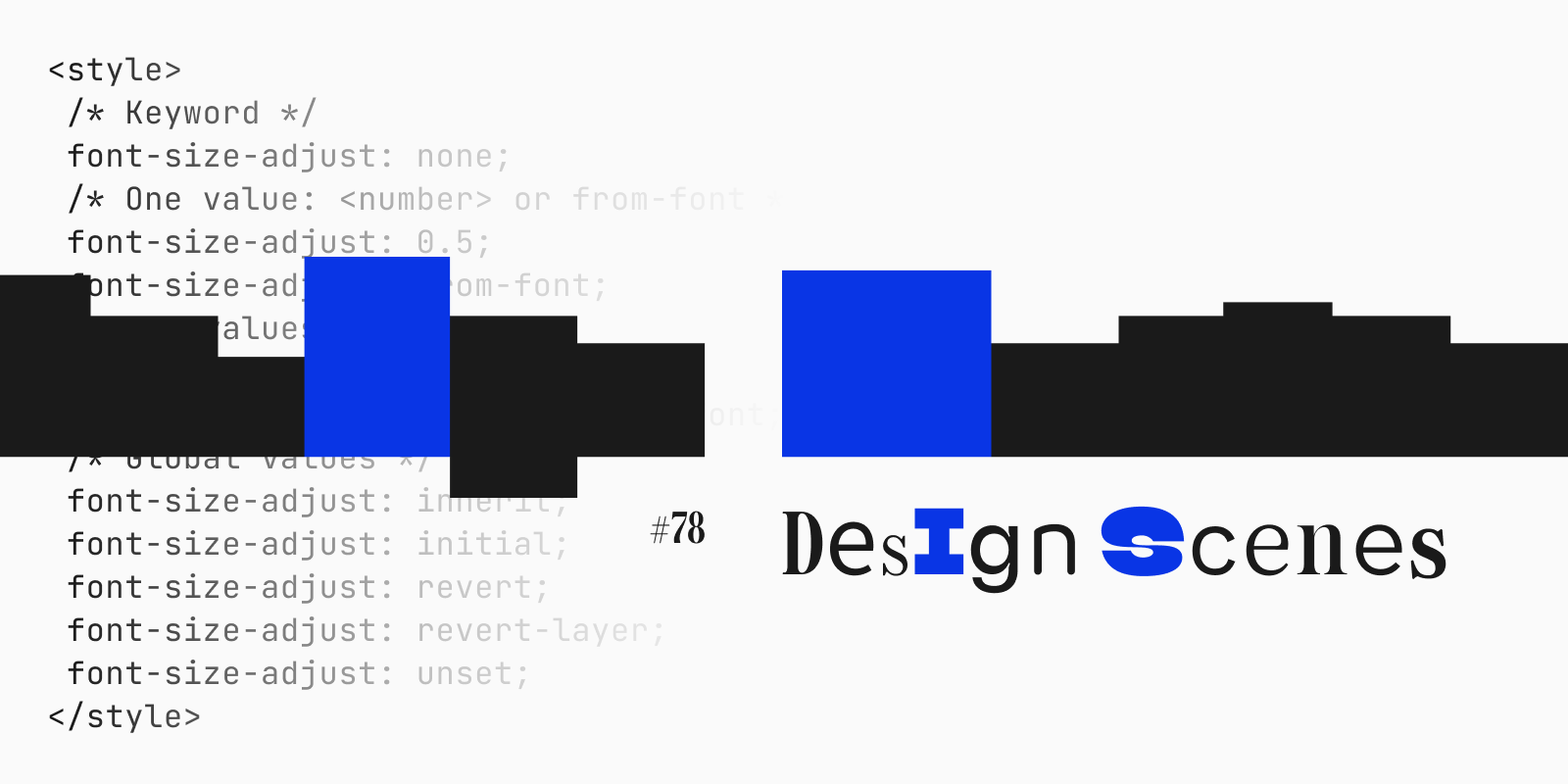 Design Scenes 第 78 期封面，采用了不同字体gou'che